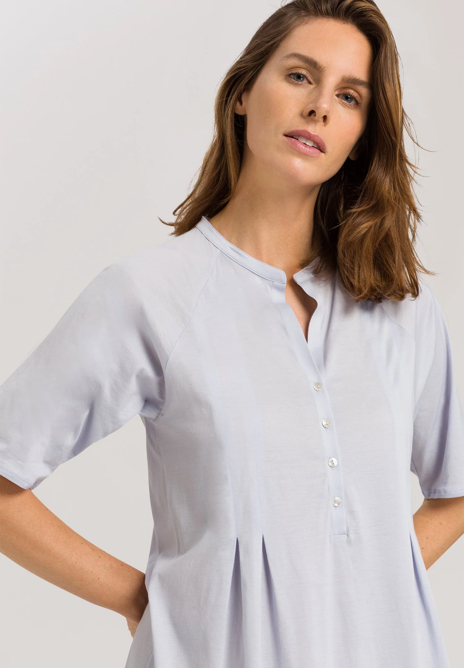 Cotton Deluxe S/SLV Nightdress 100cm | blue glow 077954-070511 - Image 6