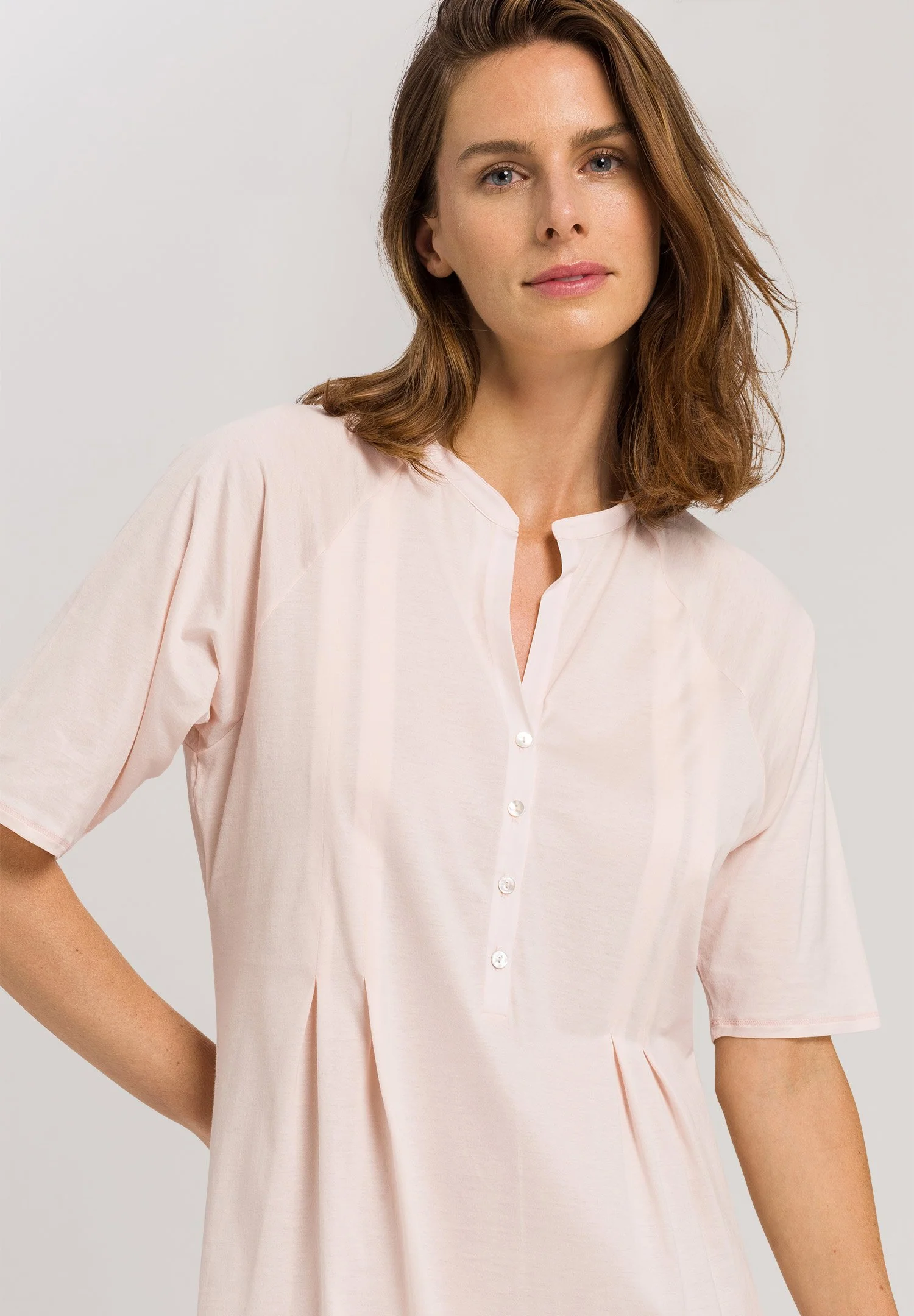 Cotton Deluxe S/SLV Nightdress 100cm | crystal pink 077954-071334 - Image 6