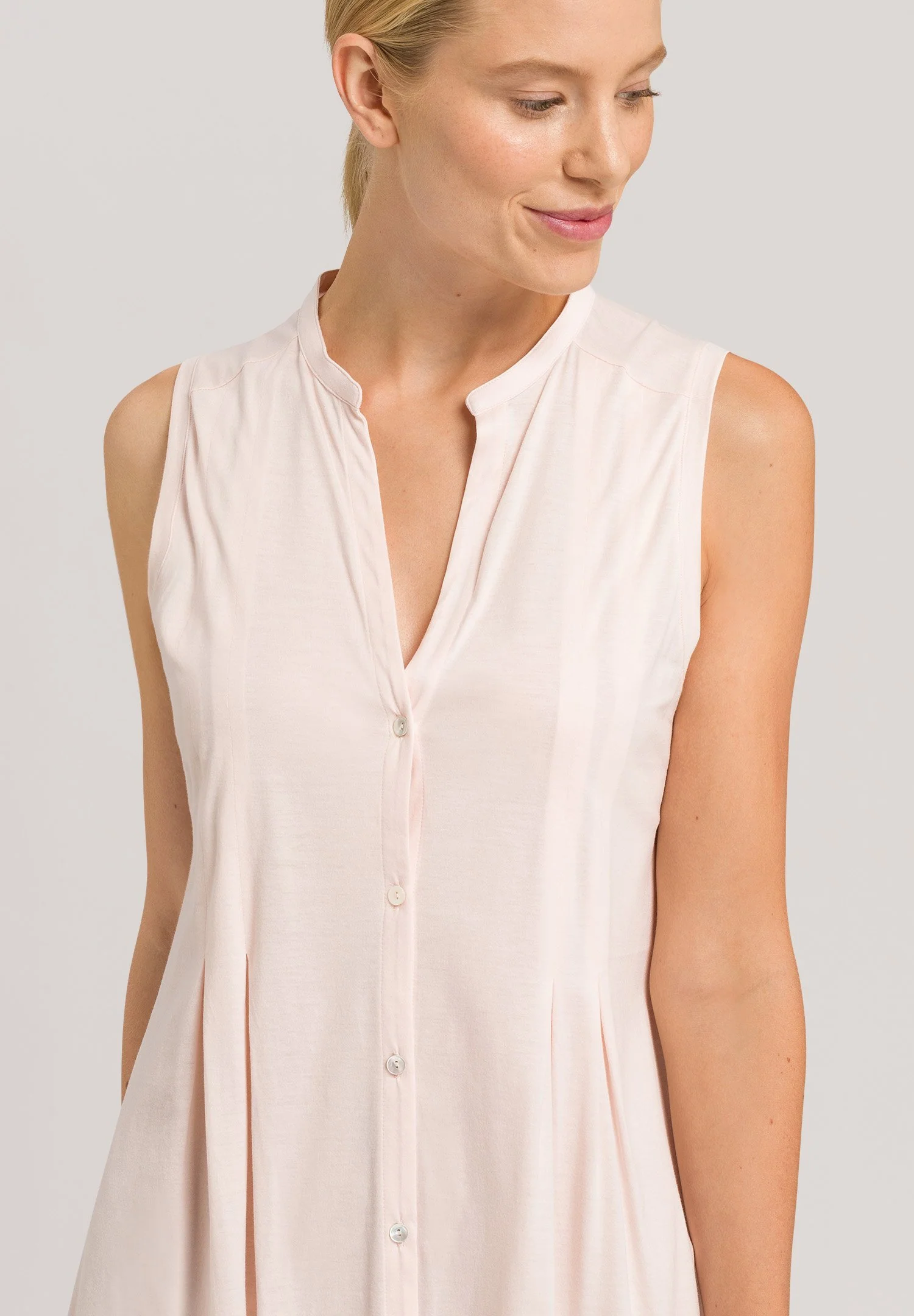 Cotton Deluxe Sleeveless Nightdress 90cm | crystal pink 077952-071334 - Image 6