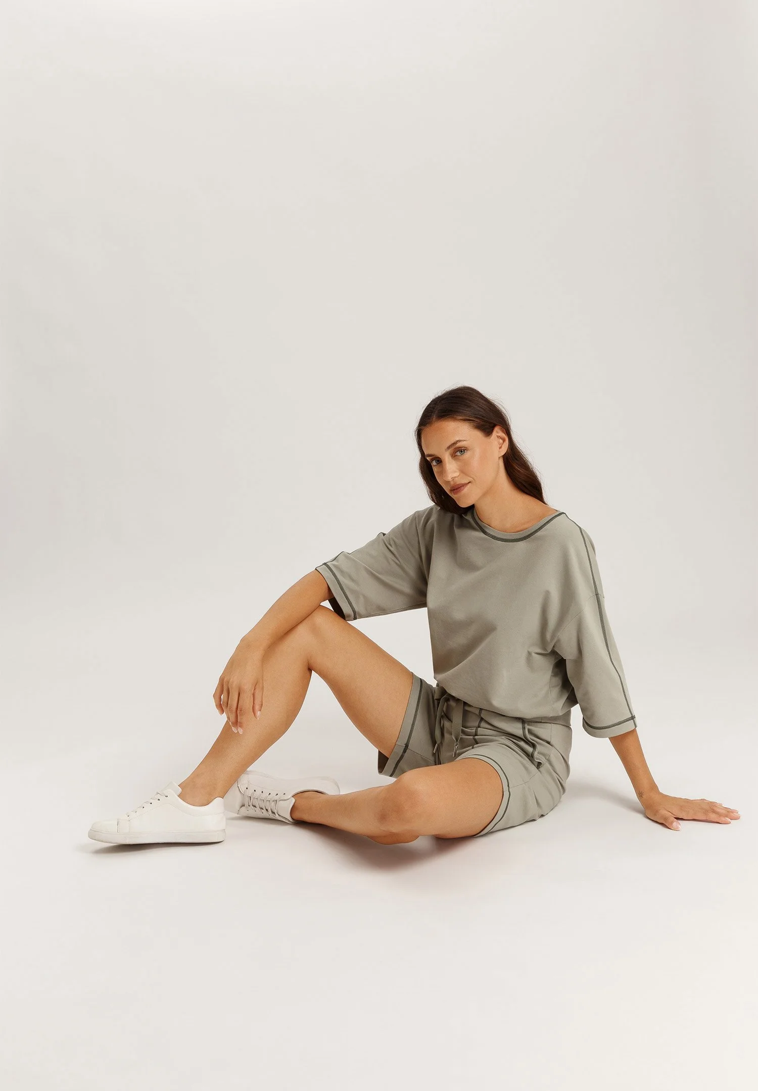 Natural Living S/SLV Sweatshirt | crystal green 078429-072732 - Image 5